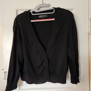 Black MAK sweater cardigan